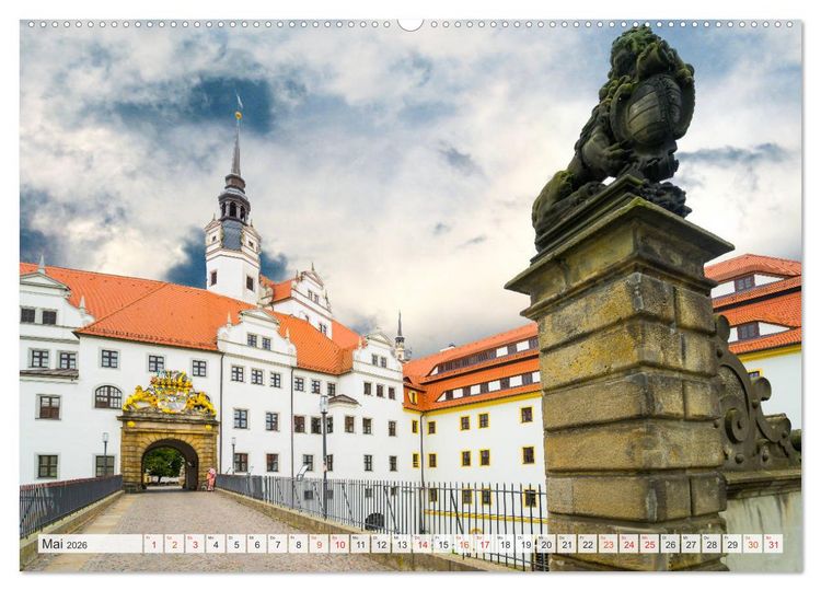 Produktbild: Torgau Impressionen (hochwertiger Premium Wandkalender 2026 DIN A2 quer), Kunstdruck in Hochglanz