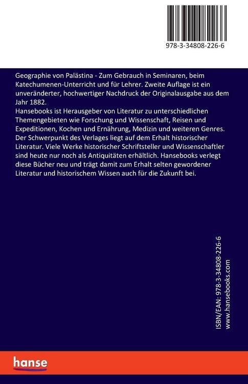 Produktbild: Geographie von Pal&auml;stina