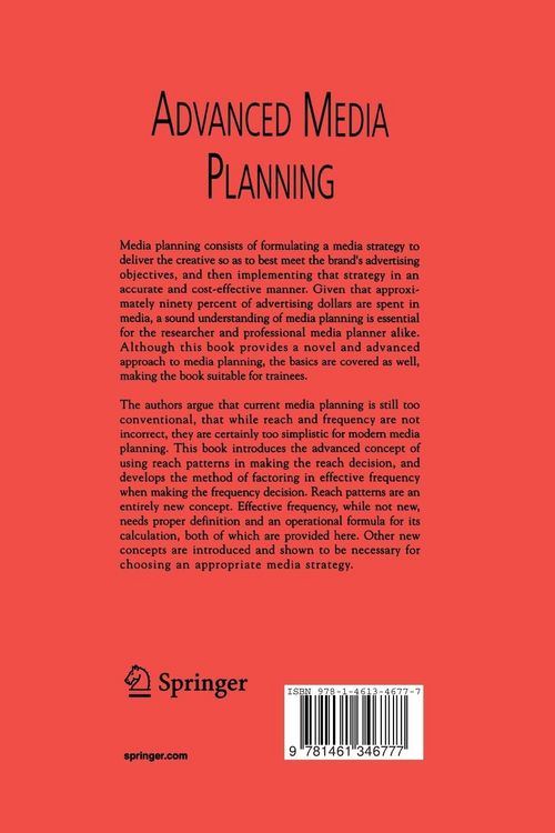 Produktbild: Advanced Media Planning