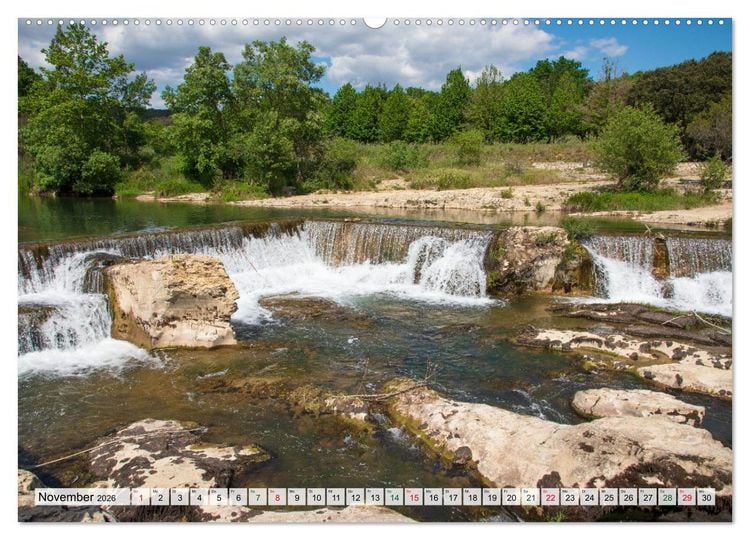 Produktbild: Kaskaden von Sautadet (Wandkalender 2026 DIN A2 quer), CALVENDO Monatskalender
