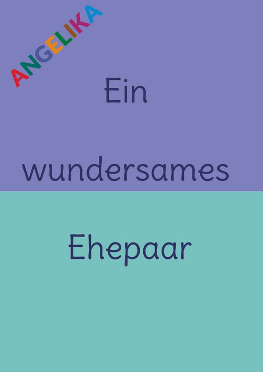 Produktbild: Ein wundersames Ehepaar