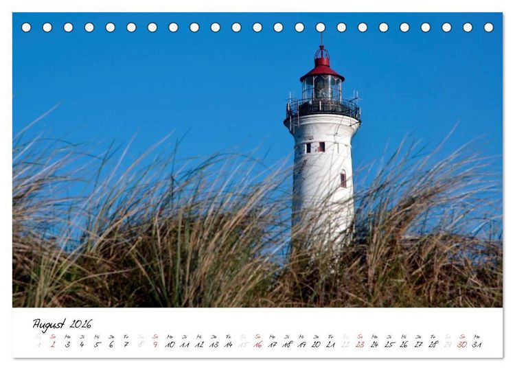 Produktbild: Leuchtt&uuml;rme PUR (Tischkalender 2026 DIN A5 quer), CALVENDO Monatskalender