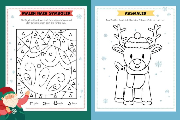Produktbild: Mein Adventskalenderbuch R&auml;tselspa&szlig; mit den Wichteln