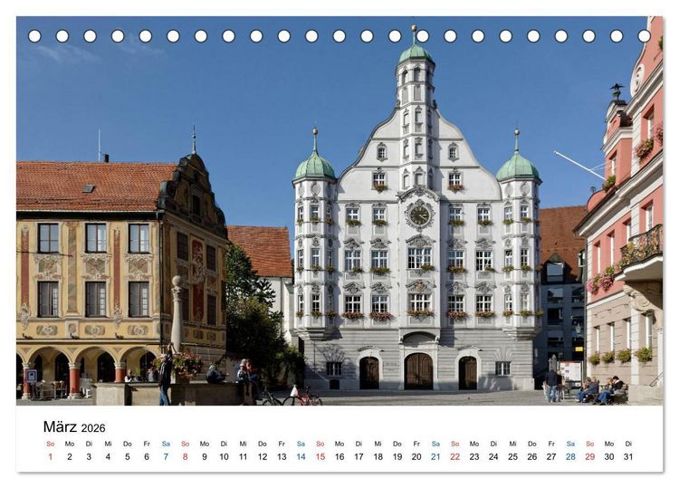 Produktbild: Memmingen - Ansichtssache (Tischkalender 2026 DIN A5 quer), CALVENDO Monatskalender