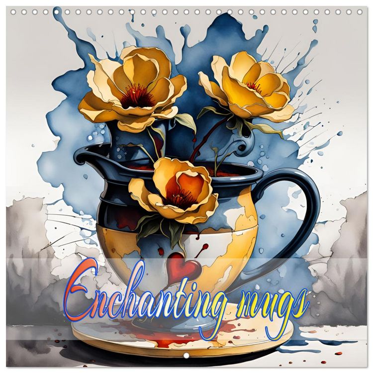 Produktbild: Enchanting mugs (Wall Calendar 2026 12 &times; 12 Inch) CALVENDO 12 Month Wall Calendar