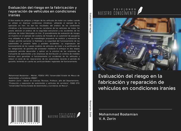 Produktbild: Evaluaci&oacute;n del riesgo en la fabricaci&oacute;n y reparaci&oacute;n de veh&iacute;culos en condiciones iran&iacute;es