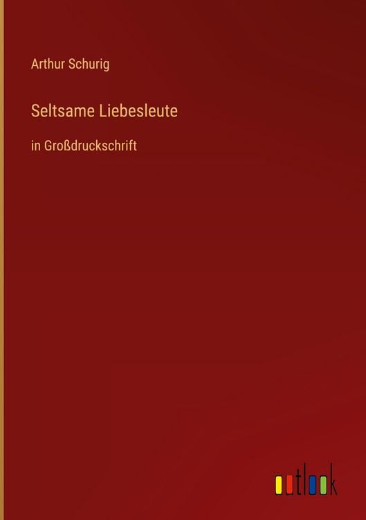 Produktbild: Seltsame Liebesleute