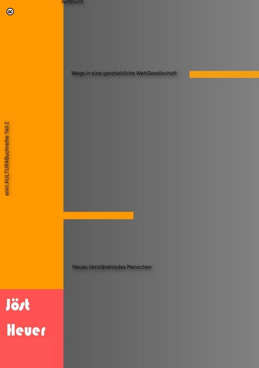 Produktbild: Aufbruch - Wege in eine ganzheitliche WeltGesellschaft