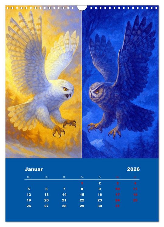 Produktbild: Spiegelwildnis (Wandkalender 2026 DIN A3 hoch), CALVENDO Monatskalender