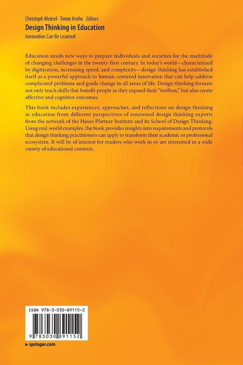Produktbild: Design Thinking in Education