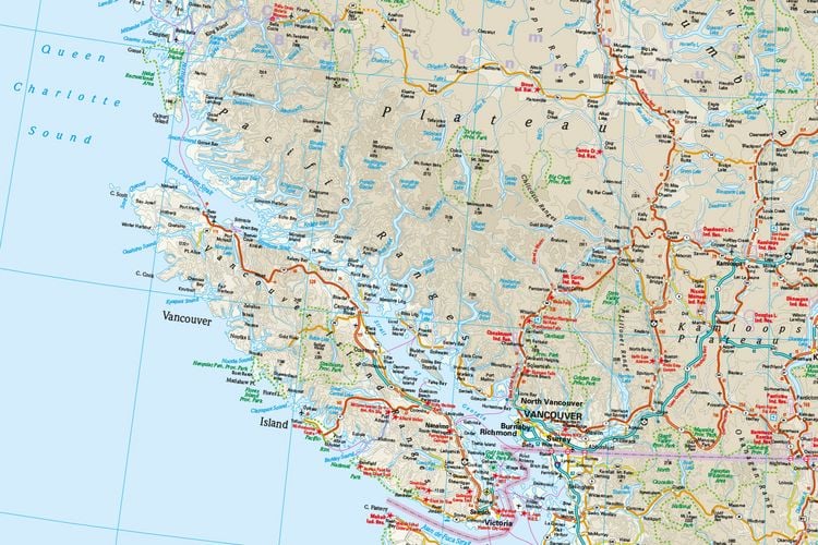 Produktbild: Reise Know-How Landkarte Kanada West / West Canada (1:1.900.000)