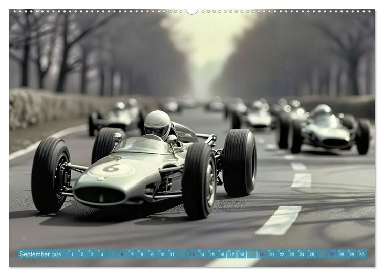 Produktbild: Formel 1 in den sechziger Jahren (Wandkalender 2026 DIN A2 quer), CALVENDO Monatskalender