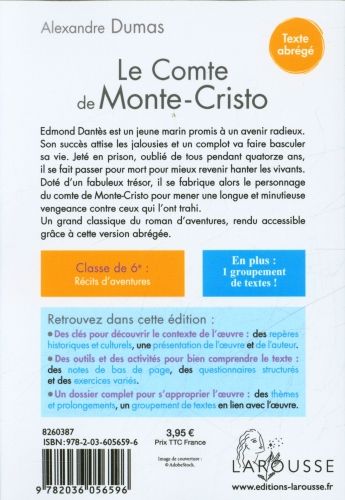 Produktbild: Le comte de Monte-Cristo