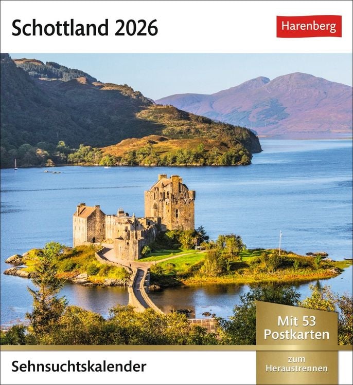 Bild vom Artikel Schottland Sehnsuchtskalender 2026 - Wochenkalender mit 53 Postkarten vom Autor Patrick Frischknecht