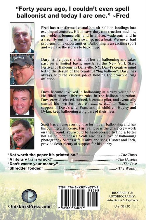 Produktbild: Memoirs of an Old Fat Balloonist