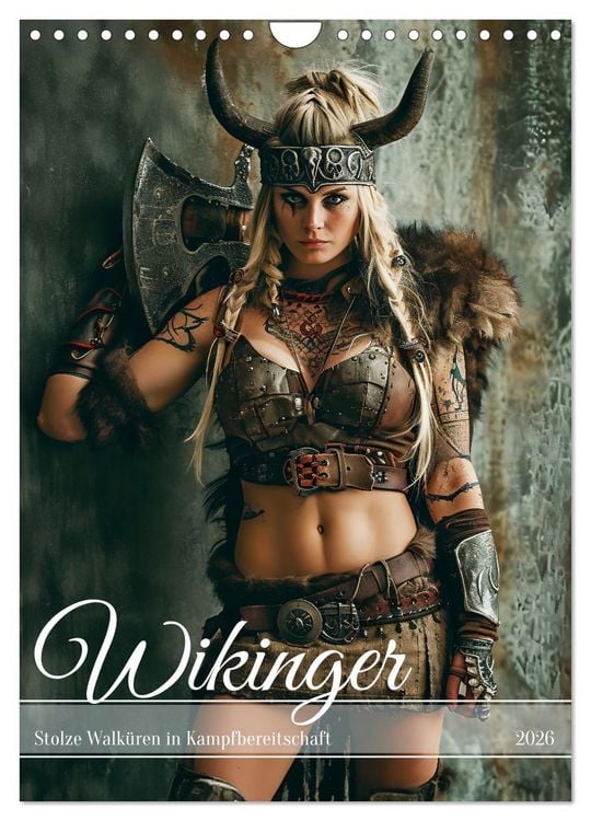 Produktbild: Wikinger - Stolze Walk&uuml;ren in Kampfbereitschaft (Wandkalender 2026 DIN A4 hoch), CALVENDO Monatskalender