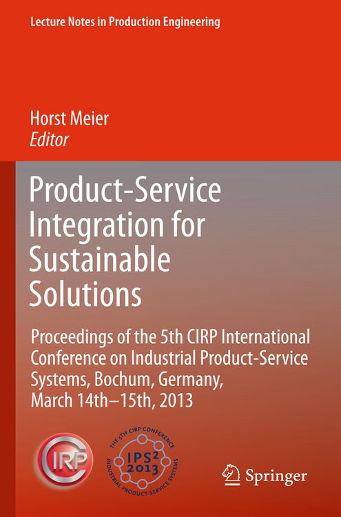 Produktbild: Product-Service Integration for Sustainable Solutions