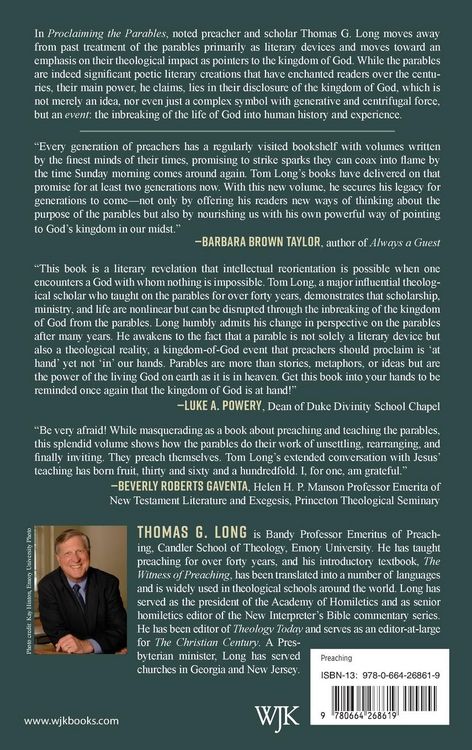 Produktbild: Proclaiming The Parables (Intl edition)