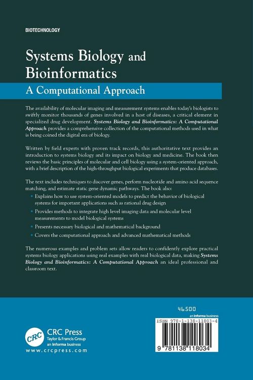 Produktbild: Systems Biology and Bioinformatics