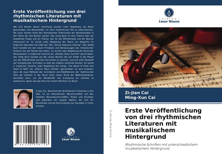 Produktbild: Erste Ver&ouml;ffentlichung von drei rhythmischen Literaturen mit musikalischem Hintergrund
