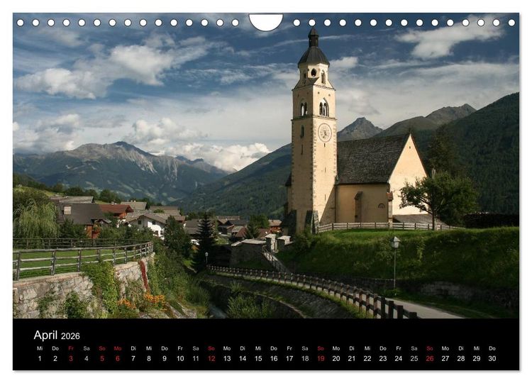 Produktbild: Osttiroler Impressionen (Wandkalender 2026 DIN A4 quer), CALVENDO Monatskalender