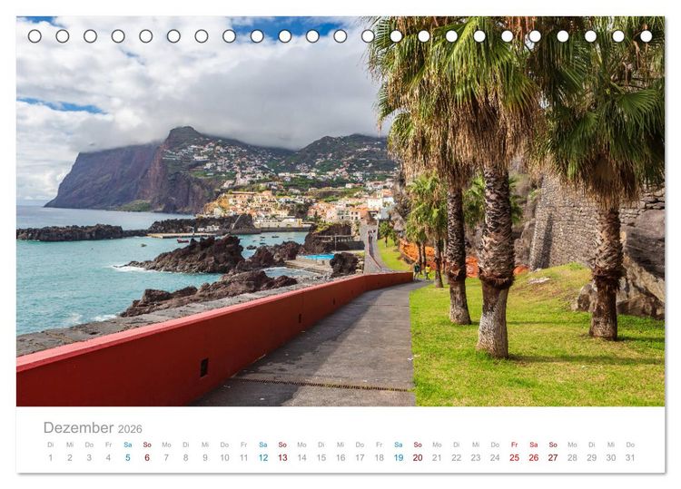 Produktbild: Funchal - Madeiras stolze Hauptstadt (Tischkalender 2026 DIN A5 quer), CALVENDO Monatskalender