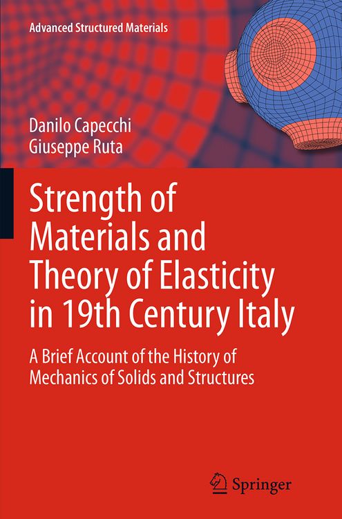 Produktbild: Strength of Materials and Theory of Elasticity in 19th Century Italy
