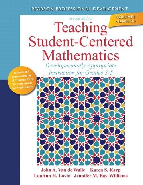 Produktbild: Van de Walle, J: Teaching Student-Centered Mathematics