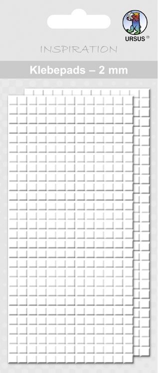 Produktbild: URSUS Bastelzubeh&ouml;r Klebepads, 2 mm, 2 Blatt mit je 364 Klebepads