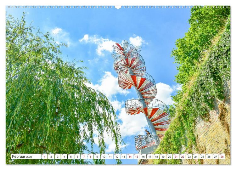 Produktbild: Ulm Gestern und Heute (hochwertiger Premium Wandkalender 2026 DIN A2 quer), Kunstdruck in Hochglanz