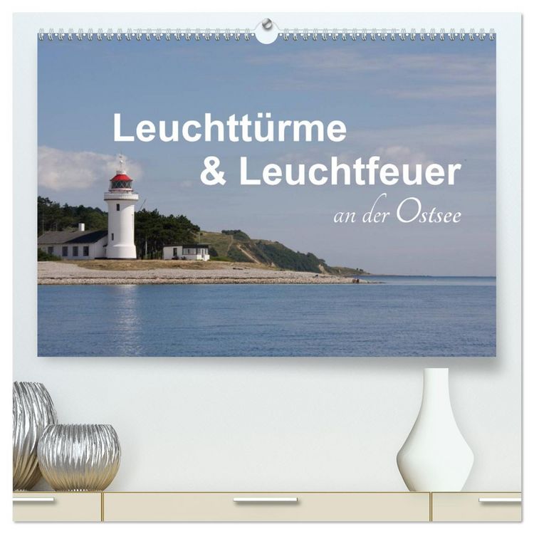 Produktbild: Leuchtt&uuml;rme und Leuchtfeuer an der Ostsee (hochwertiger Premium Wandkalender 2026 DIN A2 quer), Kunstdruck in Hochglanz