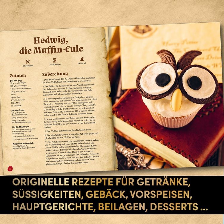 Produktbild: Butterbier & Siruptorte. Das ultimative Koch- und Backbuch f&uuml;r Potter-Fans