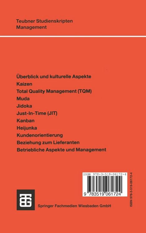 Produktbild: Grundgedanken der Lean Production