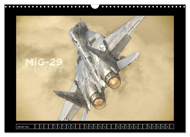 Produktbild: Aero Action Art - Luftfahrt Kunst (Wandkalender 2026 DIN A3 quer), CALVENDO Monatskalender