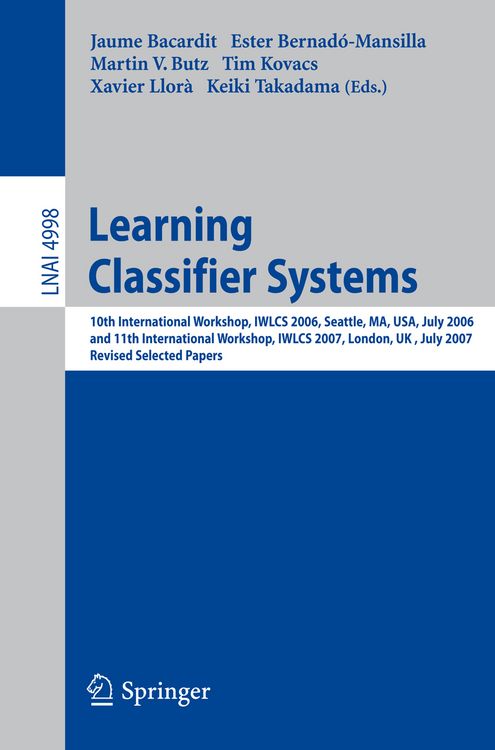 Produktbild: Learning Classifier Systems