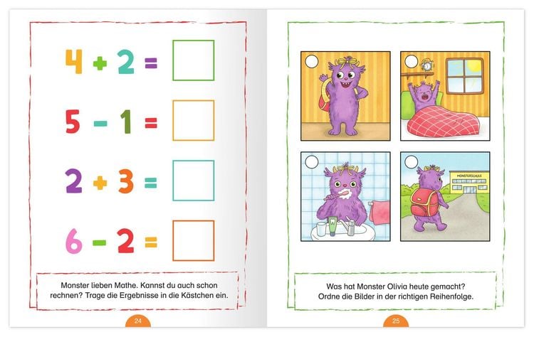Produktbild: Mein monsterstarkes Vorschulbuch