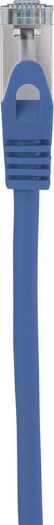 Produktbild: Renkforce RF-5056418 RJ45 Patchkabel CAT 6a S/FTP 20.00 m Blau mit Rastnasenschutz, Flammwidrig 1 St.