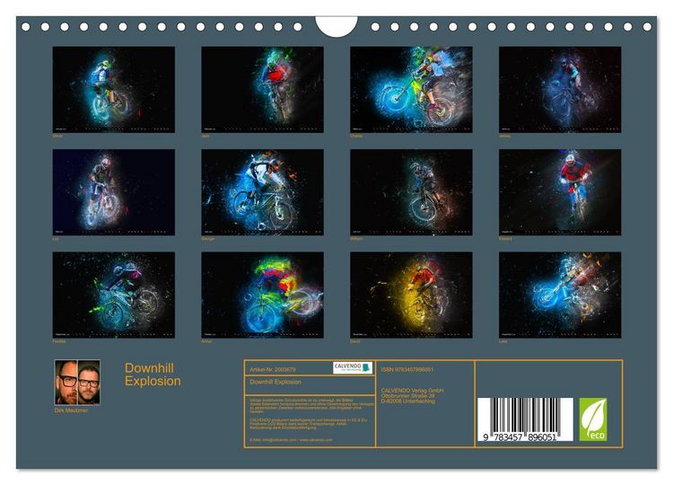 Produktbild: Downhill Explosion (Wandkalender 2026 DIN A4 quer), CALVENDO Monatskalender