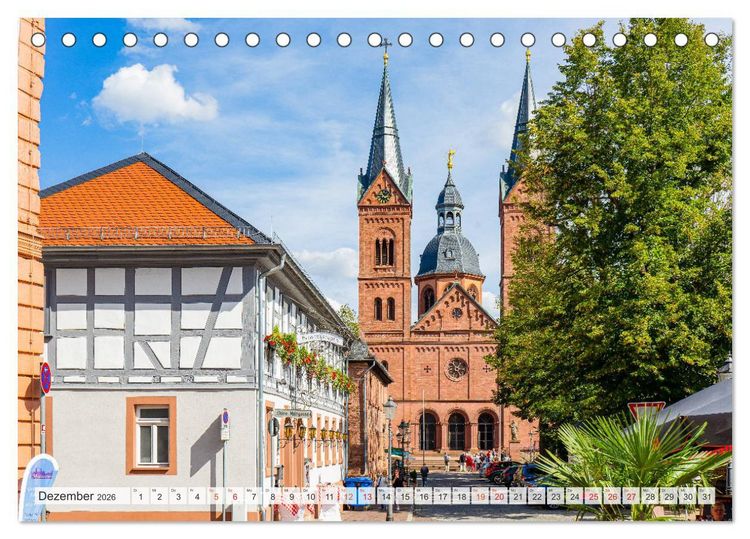 Produktbild: Seligenstadt Impressionen (Tischkalender 2026 DIN A5 quer), CALVENDO Monatskalender