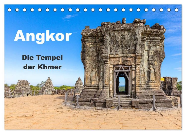 Produktbild: Angkor - Die Tempel der Khmer (Tischkalender 2026 DIN A5 quer), CALVENDO Monatskalender