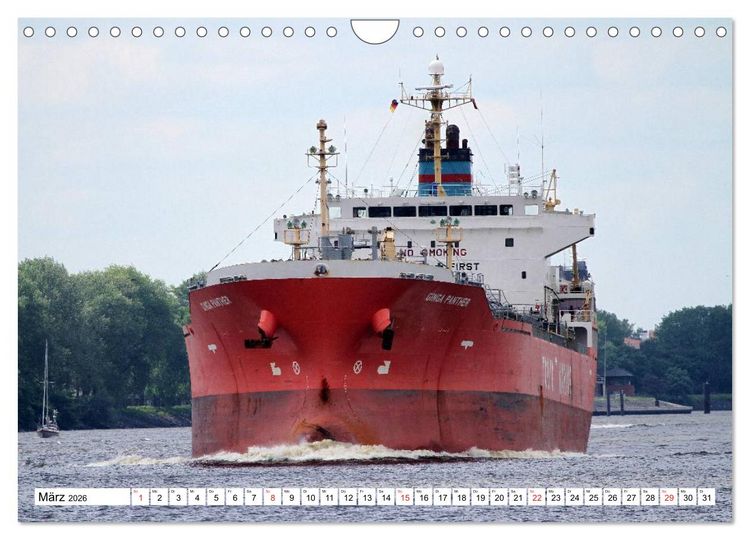 Produktbild: Dicke P&ouml;tte im Hafen und auf gro&szlig;er Fahrt (Wandkalender 2026 DIN A4 quer), CALVENDO Monatskalender