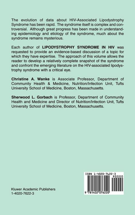 Produktbild: Lipodystrophy Syndrome in HIV