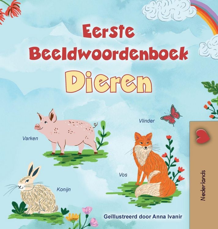 Produktbild: First Picture Dictionary - Animals (Dutch Children's Book)