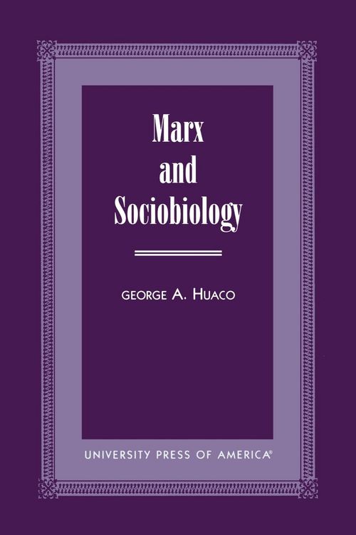Produktbild: Marx and Sociobiology
