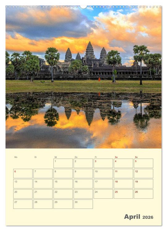 Produktbild: S&Uuml;DOSTASIEN - Mein URLAUBSPLANER (Wandkalender 2026 DIN A2 hoch), CALVENDO Monatskalender