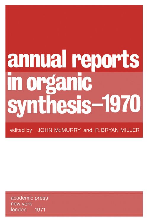 Produktbild: Annual Reports in Organic Synthesis - 1970