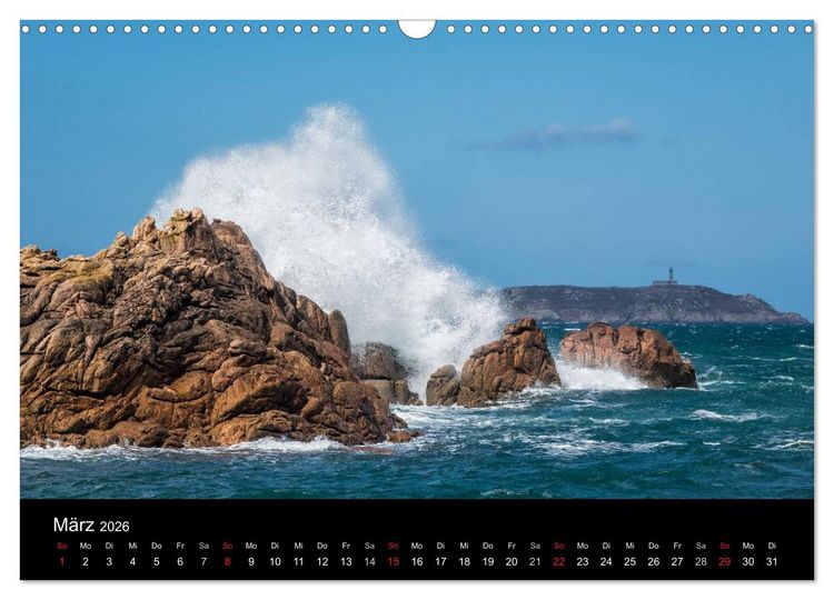 Produktbild: Unterwegs in der Bretagne (Wandkalender 2026 DIN A3 quer), CALVENDO Monatskalender