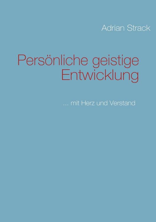 Produktbild: Pers&ouml;nliche geistige Entwicklung
