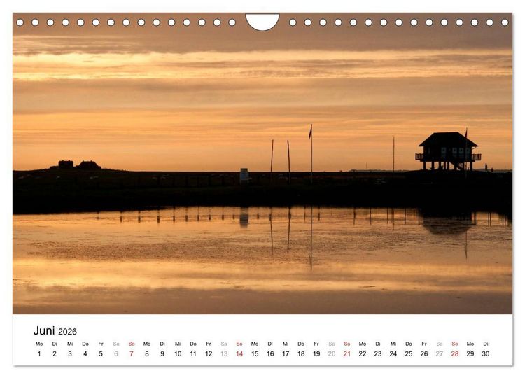 Produktbild: Hallig Hooge - zwischen Himmel und Erde (Wandkalender 2026 DIN A4 quer), CALVENDO Monatskalender