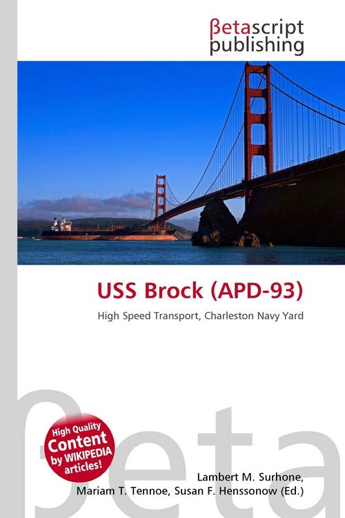 Produktbild: USS Brock (APD-93)